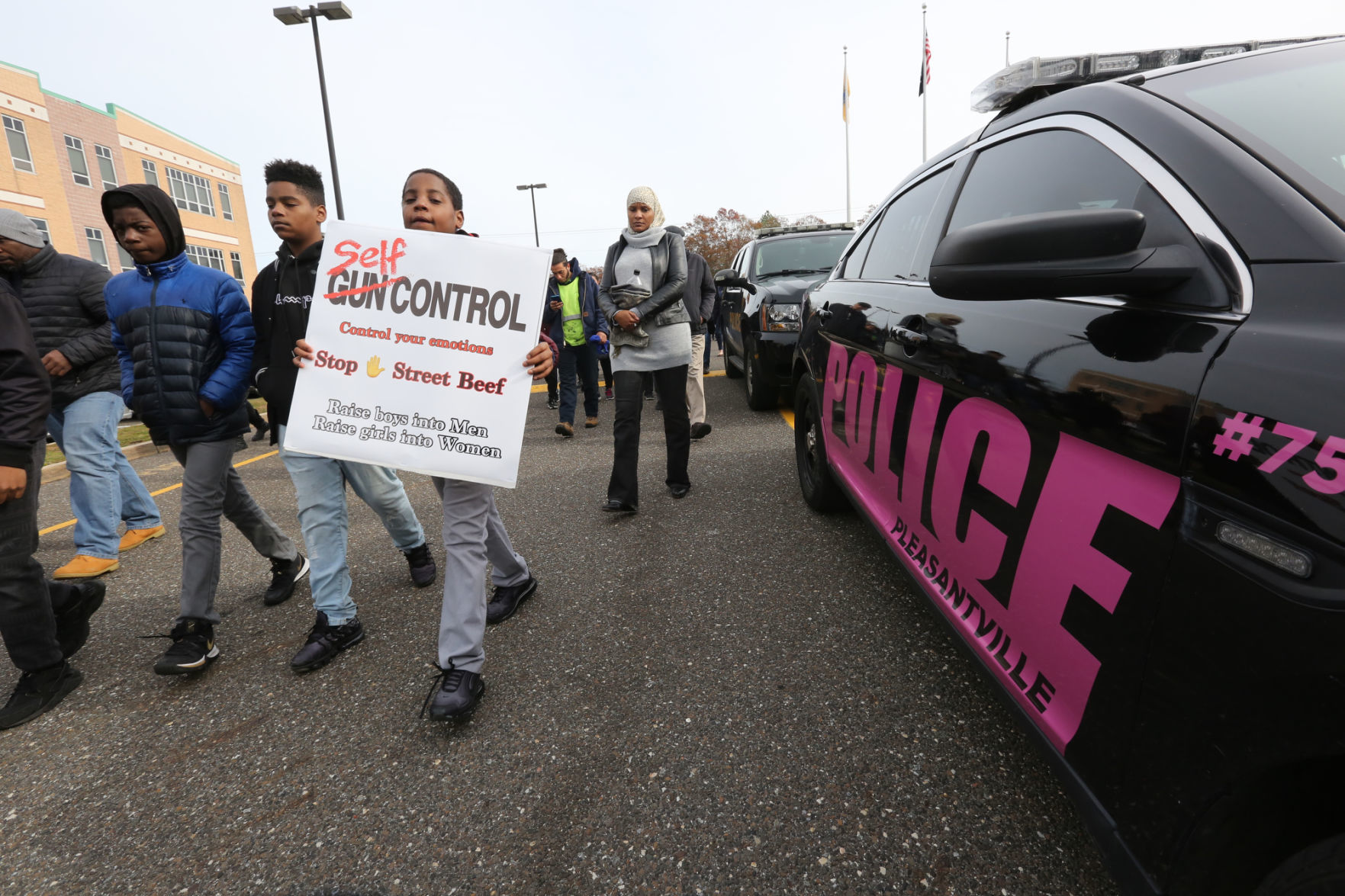 Pleasantville peace march